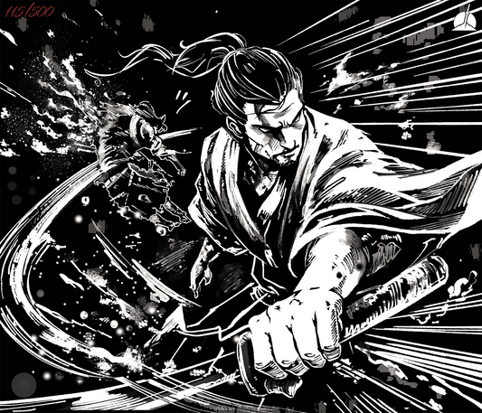 [PRE-ORDER] Musashi Wind - Glass Gaming Mousepad